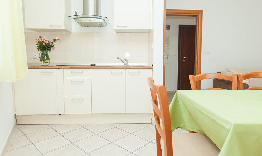 Kitchen with stove