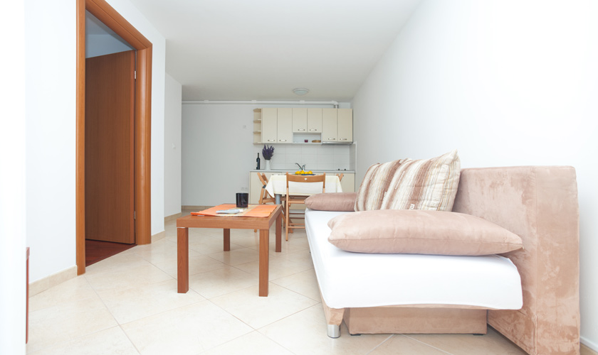 Living room with sofa and cofffee table