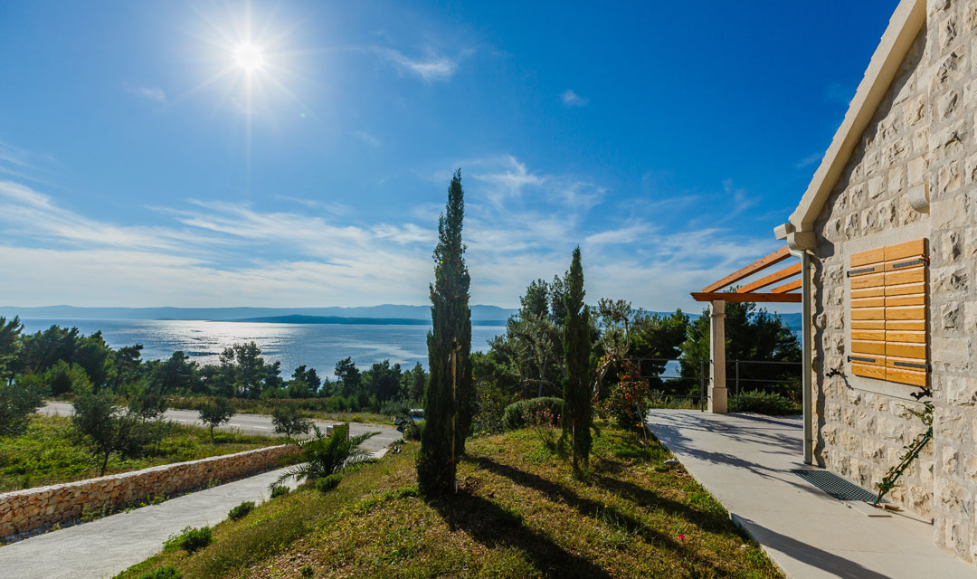 Mediterranean villa sea view
